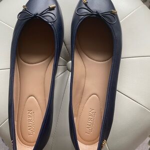 Navy Ballet Flats